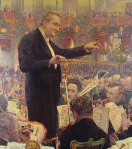Der Dirigent der Wiener Philharmoniker von Leopold Blauensteiner
