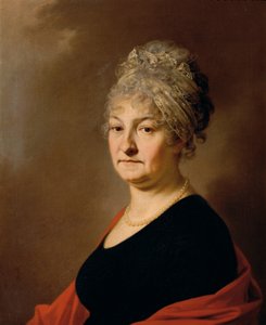 Brustbild Baronin Schlassnig, geb. Barreaux von Leopold Blonder