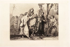 Flucht nach Ägypten von Leopold Flameng