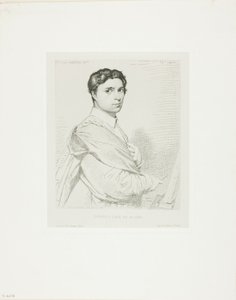 Ingres im Alter von vierundzwanzig von Leopold Flameng