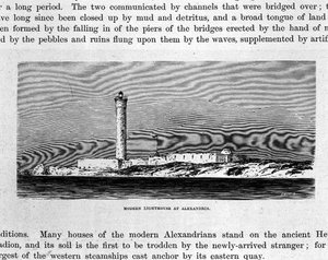 Der moderne Leuchtturm von Alexandria von Leopold Karl Muller