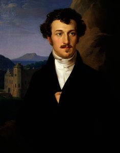 Porträt von Franz Von Schober (Torup) von Leopold Kupelwieser