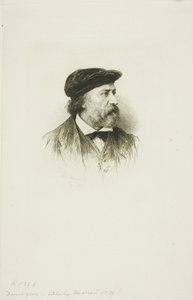 Porträt von Daubigny von Leopold Massard
