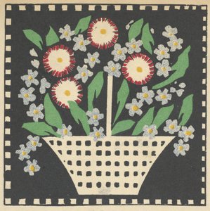 Blumenkorb von Leopoldine Kolbe