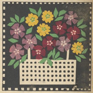 Blumenkorb von Leopoldine Kolbe