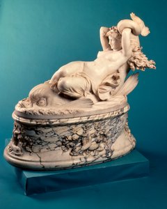 Galatea reitet auf einem Delphin, ca. 1880 von Leopoldo Ansiglione