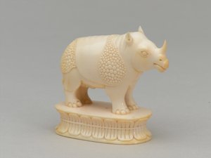 Weißer Läufer, Schachfigur, Indien, um 1820 von Leopoldo Metlicovich