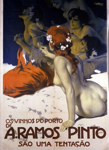Werbung für portugiesische Weine. Plakat von Leopoldo Metlicovitz, ca. 1915 von Leopoldo Metlicovitz