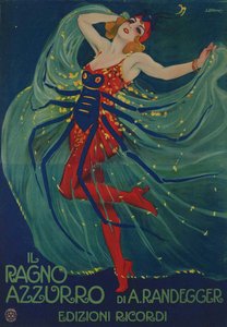 Il Ragno Azzurro (Die blaue Spinne) von Alberto Iginio Randegger