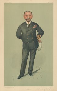 Kapitän Percy Scott, Artillerie, 17. September 1903, Vanity Fair Karikatur von Leslie Matthew Ward