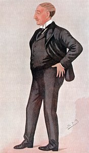 Cecil Rhodes, britisch-geborener Südafrikaner, Finanzier, Staatsmann und Reichsgründer, 1891 von Leslie Matthew Ward