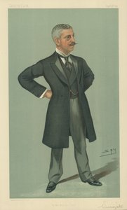 Colonel Francis Reginald Wingate, Im Lager des Madhi, 9. September 1897, Vanity Fair Karikatur von Leslie Matthew Ward