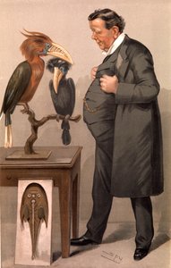 Edwin Ray Lankester, britischer Zoologe, 1905 von Leslie Matthew Ward