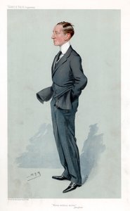 Guglielmo Marconi, italienischer Physiker und Erfinder und Pionier der drahtlosen Telegrafie von Leslie Matthew Ward