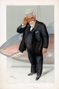 Hiram Stevens Maxim, amerikanisch-britischer Erfinder und Ingenieur von Leslie Matthew Ward
