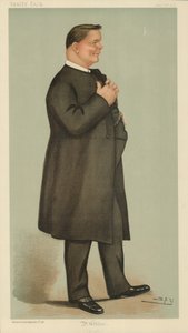 James Edward Cowell Weldon, der designierte Bischof von Kalkutta, Kalkutta, 17. November 1898, Vanity Fair Karikatur von Leslie Matthew Ward