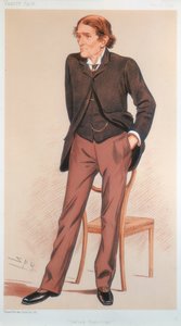 John Scott Burdon-Sanderson, britischer Physiologe, 1894 von Leslie Matthew Ward