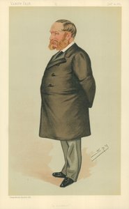 Mr. Charles Henry Wilson, ein Squatter, 24. Januar 1885, Vanity Fair Karikatur von Leslie Matthew Ward