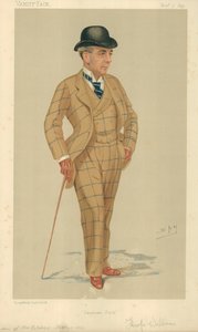 Mr. Hwfa Williams, Sandown Park, 7. November 1891, Vanity Fair Karikatur von Leslie Matthew Ward