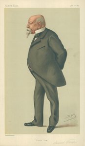 Mr. Samuel Ward, Uncle Sam, 10. Januar 1880, Vanity Fair Karikatur von Leslie Matthew Ward