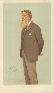 Mr. William Luson Thomas, The Graphics, 13. Dezember 1894, Vanity Fair Karikatur von Leslie Matthew Ward
