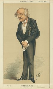 Sir Henry Creswicke Rawlinson, Unsere östliche Politik, 12. Juli 1873, Vanity Fair Karikatur von Leslie Matthew Ward