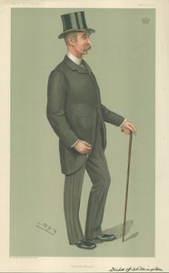 Der Herzog von Wellington, Strathfieldsaye, 5. März 1903, Vanity Fair Karikatur von Leslie Matthew Ward