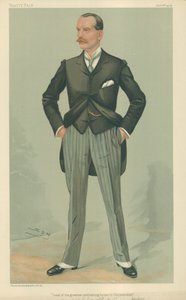 Der ehrenwerte W. F. D. Smith, Leiter des größten Verlagshauses der Christenheit, 8. Dezember 1904, Vanity Fair Karikatur von Leslie Matthew Ward