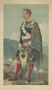 Der Marquis von Tullibardine (Farblithographie) von Leslie Matthew Ward