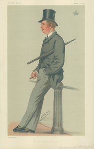 Der Marquis von Waterford, Der große Mann von Waterford, 9. August 1879, Vanity Fair Karikatur von Leslie Matthew Ward