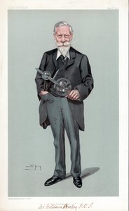 William Crookes, britischer Physiker und Chemiker, 1903 von Leslie Matthew Ward