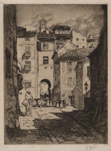 Straße zur Plaza de Zocodover, Toledo von Lester George Hornby