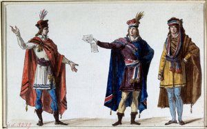 Französische Revolution: Kostüme der republikanischen Magistrate. Drucke der Brüder Lesueur von Lesueur Brothers