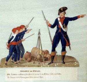 Französische Revolution von 1789: Der Eid der Kinder von Lesueur Brothers