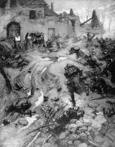 Unsere Truppen nehmen Steinbach, Elsass, Erster Weltkrieg, 1915