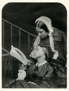 Christina Rossetti und ihre Mutter Frances Rossetti, 1863, 1948