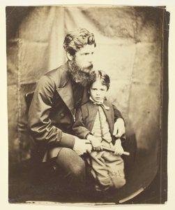 Pfarrer James Langton Clark und Sohn Charles (Robin)
