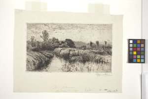 Nachmittag im März, Schleissheim, Bayern von Lewis Henry Meakin