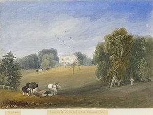 Greenway Bank - Halle: Aquarell, undatiert [ca. 1840] von Lewis John Wood