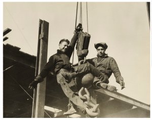 Bauarbeiter am Empire State Building, ca. 1930