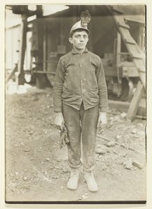 Fahrer in einer Kohlenmine in Pennsylvania