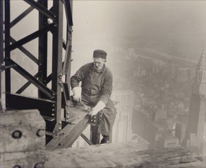 Empire State Building im Bau