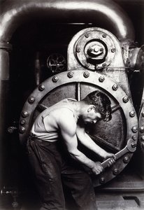 Kraftwerksmechaniker, ca. 1924 von Lewis Wickes Hine