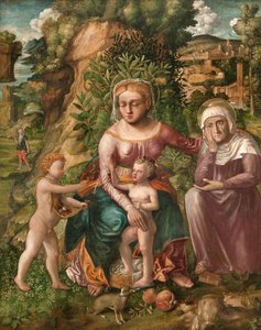 Madonna und Kind mit der heiligen Anna
