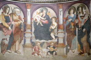 Kathedrale Mariä Himmelfahrt und Johannes der Täufer, Altar der Heiligen Lucia von Pietro Di Gazino von Unbekannt Unbekannt