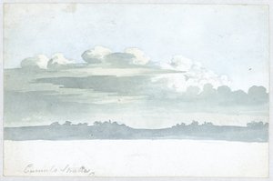 Wolkenstudie von Luke Howard, ca. 1808-1811 von Unbekannt Unbekannt