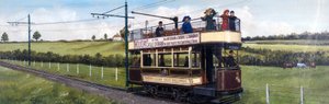 Elektrischer Zug der Burton & Ashby Light Railways von Unbekannt Unbekannt