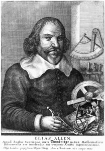 Elias Allen, Mathematiker und Instrumentenbauer, ca. 1630 von Unbekannt Unbekannt