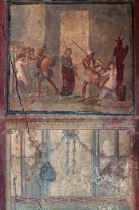Fresko, Haus des Menander, Pompeji (UNESCO-Welterbestätte)