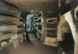 Galerie mit Loculus-Gräbern von Unbekannt Unbekannt